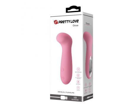 Wibrator punktu G silikonowy Pretty Love Grace USB 30 funkcji 12 cm - 8