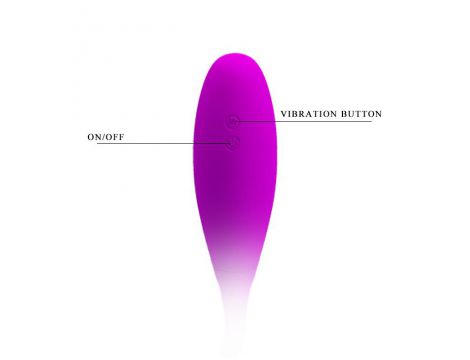 Wibrator podwójny Pretty Love Snaky Vibe silikonowy fioletowy USB 60cm - 6