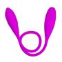 Wibrator podwójny Pretty Love Snaky Vibe silikonowy fioletowy USB 60cm - 2