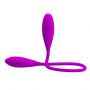 Wibrator podwójny Pretty Love Snaky Vibe silikonowy fioletowy USB 60cm - 4