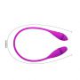 Wibrator podwójny Pretty Love Snaky Vibe silikonowy fioletowy USB 60cm - 6