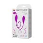 Wibrator podwójny Pretty Love Snaky Vibe silikonowy fioletowy USB 60cm - 10
