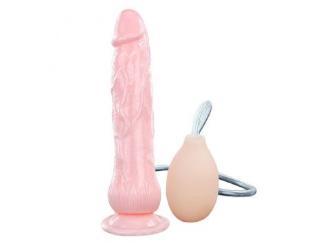 Dildo realistyczne z wytryskiem Baile Eros Fountain 19,5 cm