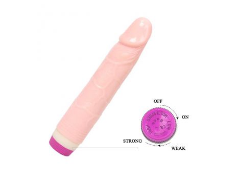 Wibrator realistyczny żelowy Baile miękki rozgrzewający 21 cm - 5