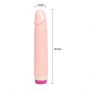 Wibrator realistyczny żelowy Baile miękki rozgrzewający 21 cm - 5