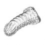 Przedłużka żelowa z wypustkami Baile Brave Man transparentna 14 cm - 5