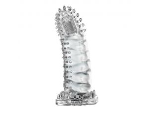 Przedłużka wibrująca żelowa Baile Brave Man transparentna 18 cm