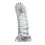 Przedłużka wibrująca żelowa Baile Brave Man transparentna 18 cm - 2