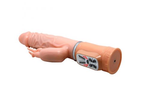 Wibrator króliczek Baile Fire Dragon rozgrzewający obrotowy USB 26 cm - 3