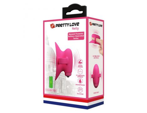 Stymulator łechtaczki Pretty Love Nelly silikonowy różowy 10 funkcji - 10