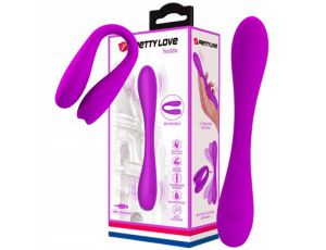 Wibrator silikonowy zginalny Pretty Love Yedda fioletowy USB 12 funkcji