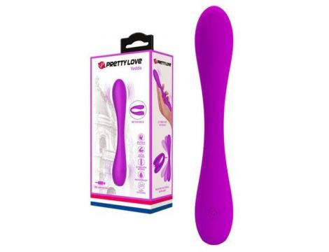 Wibrator silikonowy zginalny Pretty Love Yedda fioletowy USB 12 funkcji - 5