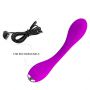 Wibrator silikonowy zginalny Pretty Love Yedda fioletowy USB 12 funkcji - 11