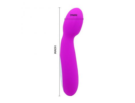 Wibrator punktu G Pretty Love Arvin purpurowy silikonowy USB 14 cm - 4