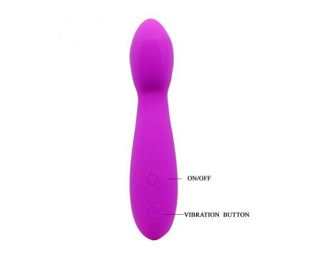 Wibrator punktu G Pretty Love Arvin purpurowy silikonowy USB 14 cm - 5