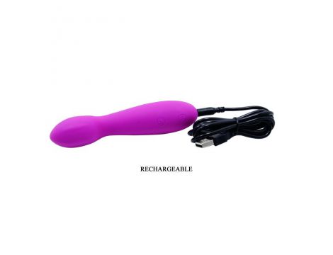 Wibrator punktu G Pretty Love Arvin purpurowy silikonowy USB 14 cm - 6