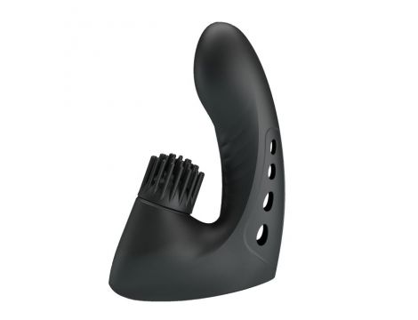 Nakładka wibrująca na palec Pretty Love silikonowa 3 wibracje 3 obroty USB - 3