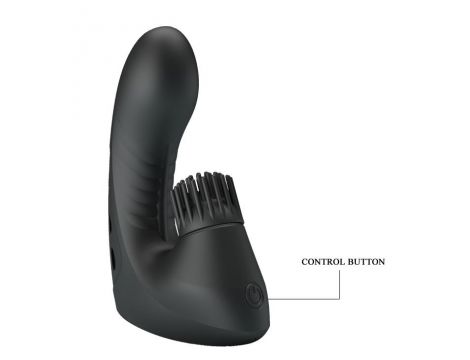 Nakładka wibrująca na palec Pretty Love silikonowa 3 wibracje 3 obroty USB - 6