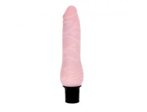 Wibrator realistyczny Baile 23 cm cyberskóra wodoodporny różowy cielisty