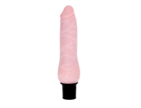 Wibrator realistyczny Baile 23 cm cyberskóra wodoodporny różowy cielisty