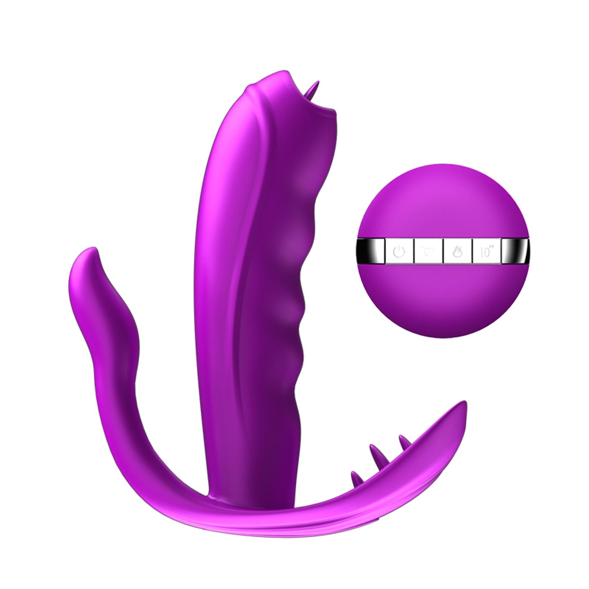 wibrator do majtek i łechtaczki ogrzewany pilot