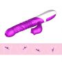 Silikonowy Wibrator USB 10 Funkcji z Pchnięciem i Podgrzewaniem - 4