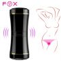 Realistyczny dwustronny masturbator z wibracją B Series Fox - 3