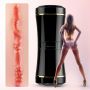 Realistyczny dwustronny masturbator z wibracją B Series Fox - 6
