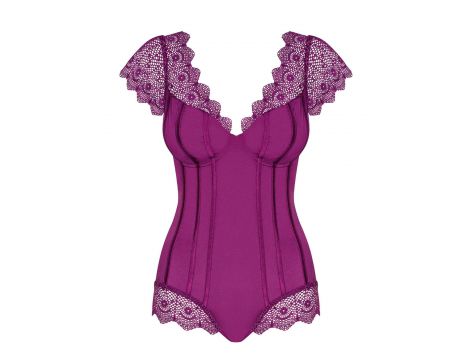 Body Moketta Obsessive fioletowe L/XL - 5