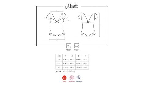 Body Moketta Obsessive fioletowe L/XL - 7