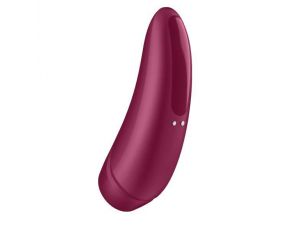 Stymulator łechtaczki Satisfyer Curvy 1+ z falami powietrza różowoczerwony