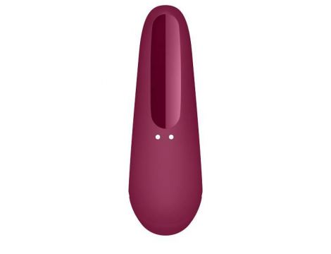 Stymulator łechtaczki Satisfyer Curvy 1+ z falami powietrza różowoczerwony - 3