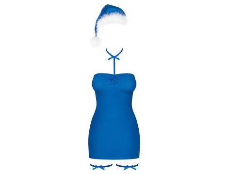 Koszulka Kissmas niebieska Obsessive S/M - 5