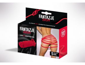 Linki Fantazje BDSM Lina do krępowania Czerwona