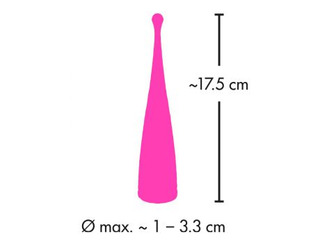 Wibrator punktowy Couples Choice silikonowy USB 17,5 cm - 16