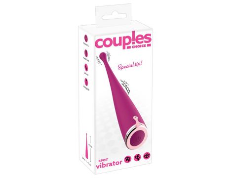 Wibrator punktowy Couples Choice silikonowy USB 17,5 cm