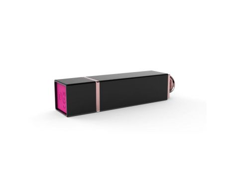 Stymulator szminka Toyz4lovers różowy silikonowy 10 cm USB - 4