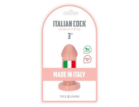 Dildo analne Mio cieliste Toyz4lovers 8 cm z przyssawką - 6