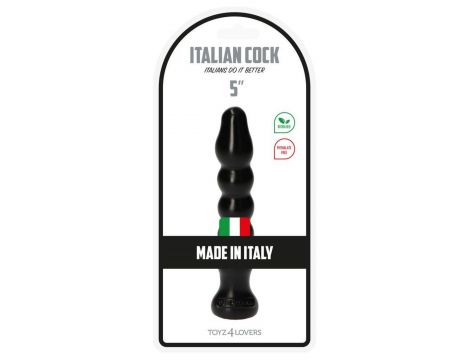 Korek analny Gaio Toyz4lovers czarny 13 cm - 4