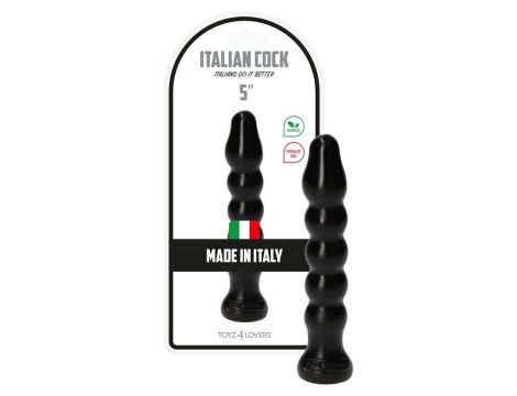 Korek analny Gaio Toyz4lovers czarny 13 cm - 5