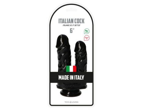 Dildo podwójne z przyssawką Toyz4lovers czarne 155 cm - 5