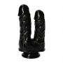 Dildo podwójne z przyssawką Toyz4lovers czarne 155 cm - 2