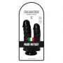 Dildo podwójne z przyssawką Toyz4lovers czarne 155 cm - 6