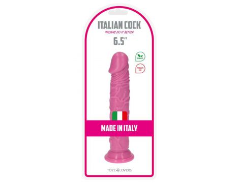 Dildo realistyczne Amedeo Toyz4lovers różowe 16,5 cm - 6