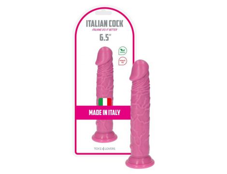 Dildo realistyczne Amedeo Toyz4lovers różowe 16,5 cm - 7