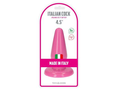Korek analny Toyz4lovers Ivo różowy 12 cm - 4