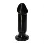 Dildo analne z przyssawką Toyz4lovers Caio czarne 13 cm - 2