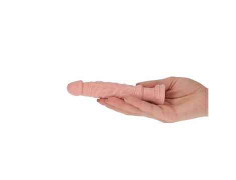 Realistyczne dildo Teo cieliste z cyberskóry przyssawka 10,5 cm - 4