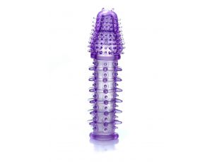 Elastyczna nakładka na penisa z wypustkami EasyLove 13,5 cm