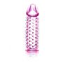 Elastyczna przedłużka na penisa z wypustkami EasyLove 12 cm - 3